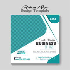 Vector creative marketing social media design template.