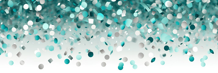 abstract background with green confetti minimal concept