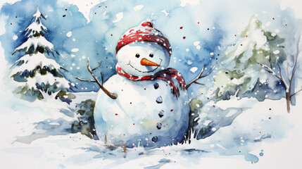 Fototapeta premium Snowman