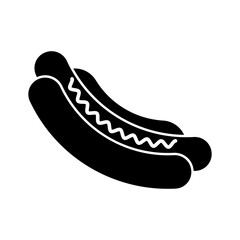 Hot dog icon vector design templates simple and modern