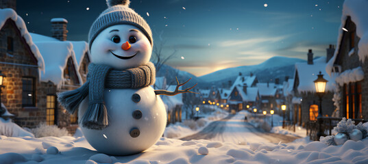 Obraz premium Snowman