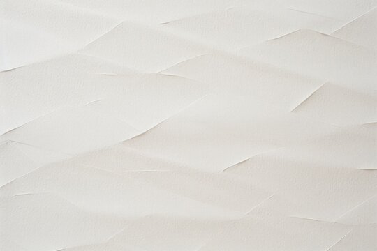 Fototapeta White canvas texture with subtle, abstract paper folds, ideal for clean design aesthetics.