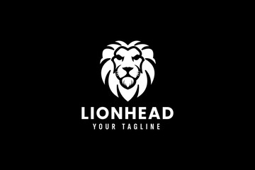 lion logo vector icon illustration