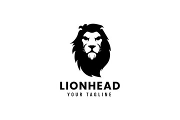 lion logo vector icon illustration