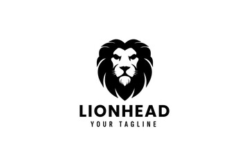 lion logo vector icon illustration