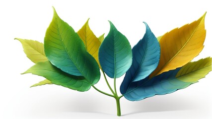 Fototapeta premium Colorful flowers floral Clipart, high quality resolution, beautiful flowers, 3d flowers design.