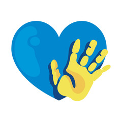 down syndrome paint hand