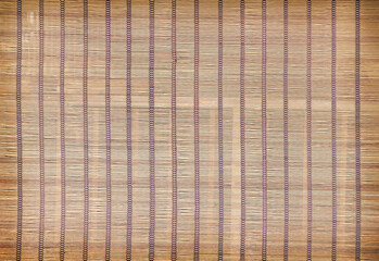 Wood blinds texture in horizontal seamless patterns with string light brown blank background