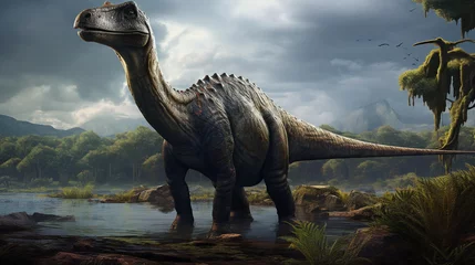 Abwaschbare Fototapete Dinosaurier dinosaur pra historical animal generative ai
