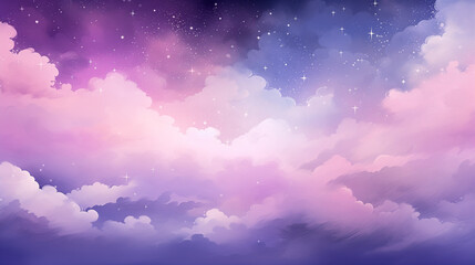 blue sky with clouds