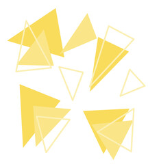 origami plane triangle abstract pattern 