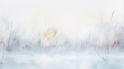 gray watercolor art background, blurred shaded in the style of nature autumn winter seasonal copy space