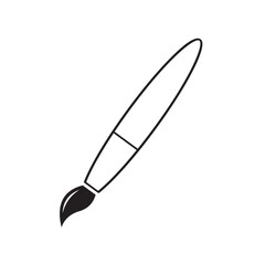 black outline painting brush