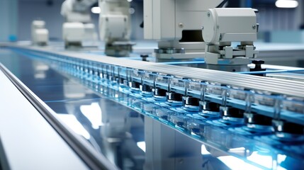 Robots operating state of the art machine UHD wallpaper