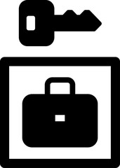 Obraz premium コインロッカーのアイコン