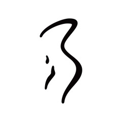 letter B logo for beauty salon