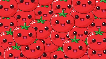 tomato vegetable illustration desktop background