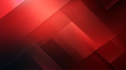 Fotobehang abstract red square Modern Business Background. Modern abstract red background with minimalist dynamic and smooth square shapes. © Nenone