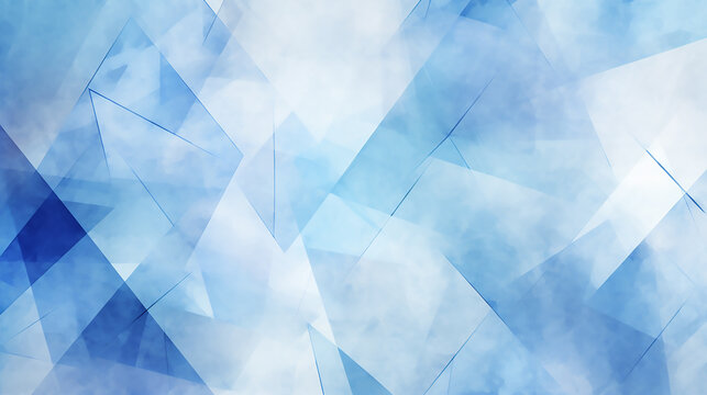 Abstract blue textured polygonal background. Loopily Trendy Background with copy-space. © Nenone