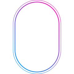 Gradient Line Shape Frame