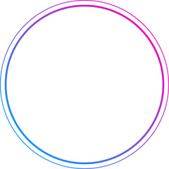 Gradient Line Shape Frame