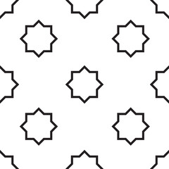 Digital png illustration of rows of white stars with copy space on transparent background