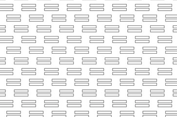 Digital png illustration of rows of black rectangles on transparent background