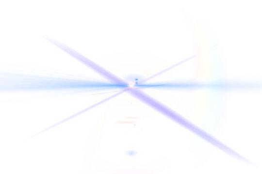 Digital png illustration of blue and purple beam of lights on transparent background