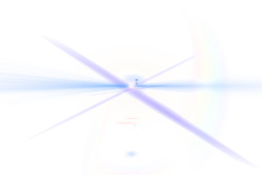 Digital png illustration of blue and purple beam of lights on transparent background