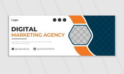 Creative corporate business marketing social media Facebook cover banner design marketing promotion timeline cover post template.