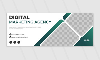 Creative corporate business marketing social media Facebook cover banner design marketing promotion timeline cover post template.
