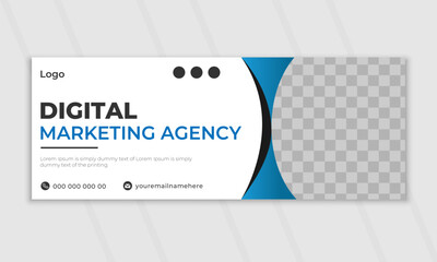Creative corporate business marketing social media Facebook cover banner design marketing promotion timeline cover post template.
