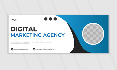 Creative corporate business marketing social media Facebook cover banner design marketing promotion timeline cover post template.