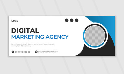 Creative corporate business marketing social media Facebook cover banner design marketing promotion timeline cover post template.