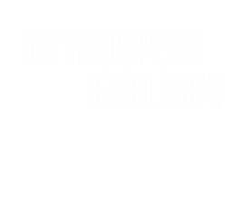 Digital png illustration of do you speak english text on transparent background