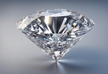 Round cut diamonds sparkle in the light
