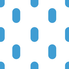 Digital png illustration of blue pattern of repeated shapes on transparent background