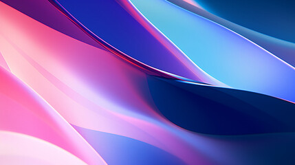 Colorful abstract background with waves, beautiful wallpaper, Generative AI