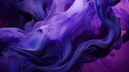 Obraz premium Abstract background with fluid colors in purple and black neon, purple Waves Abstract background, textured, purple marbles, Ink Liquid Modern Abstract Backdrop.