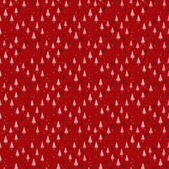 Christmass Gift Box paper wrap pattern. Holiday mood