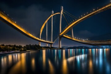 Fototapeta premium bridge at night