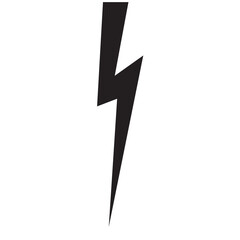 Digital png illustration of black thunder on transparent background