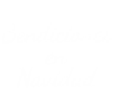 Digital png text of bendiciones en navidad on transparent background