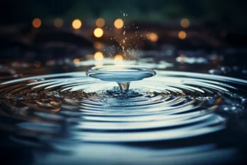 Fotobehang drop of water © CREAM 2.0