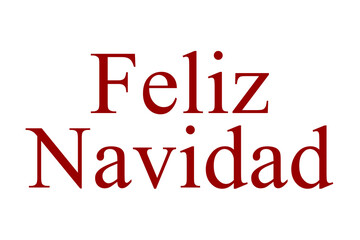 Digital png illustration of feliz navidad text on transparent background