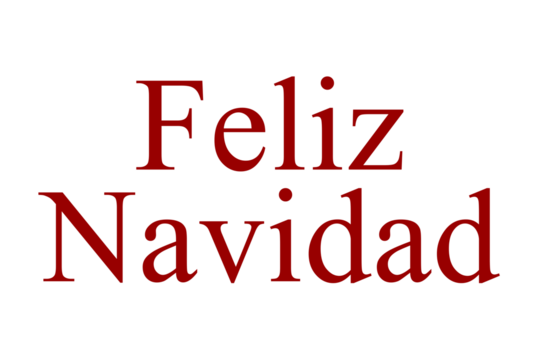 Digital png illustration of feliz navidad text on transparent background - Powered by Adobe