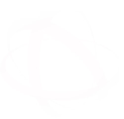 Digital png illustration of white abstract shape on transparent background