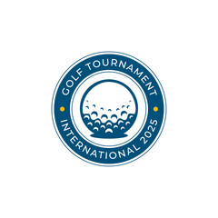 Golf sport club logo design concept.