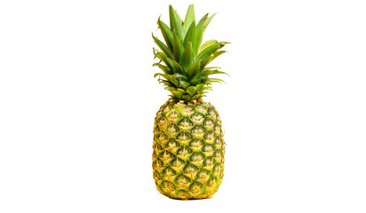 Pineapple, tropical fruit, Asian bonus fruit, Thai fruit, white background