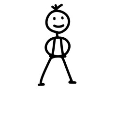 Sticks man illustration 